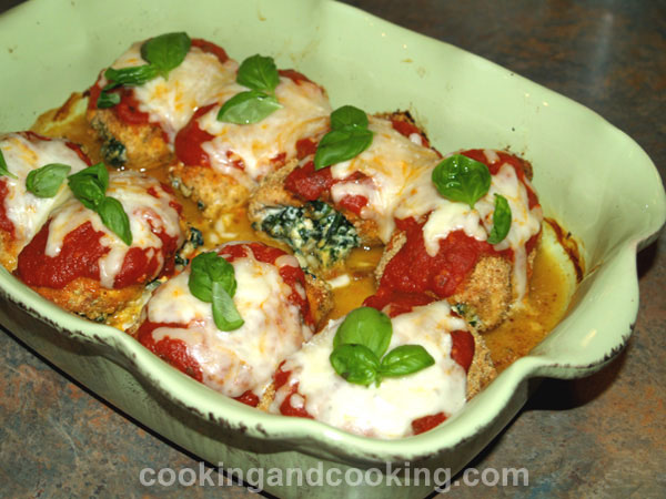Spinach Chicken Roll-Ups