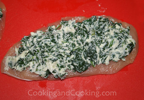 Spinach Chicken Roll