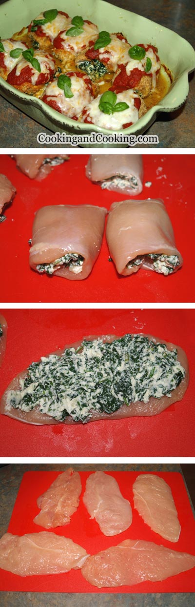 Spinach Chicken Roll-Ups Spinach Chicken Roll-Ups