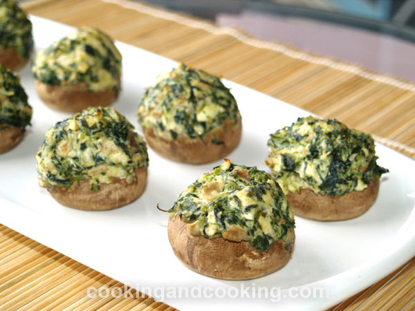 Spinach Stuffed Mushrooms