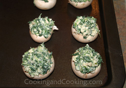 Spinach Stuffed Mushrooms