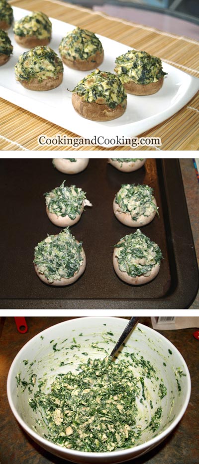 Spinach Stuffed Mushrooms Spinach Stuffed Mushrooms