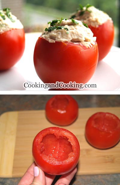 Stuffed Tomatoes with Tuna Salad