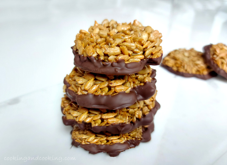 Sunflower Seed Chocolate Bites Sunflower Seed Chocolate Bites