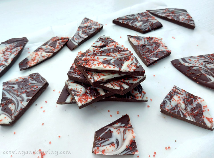 Swirled Chocolate Bark