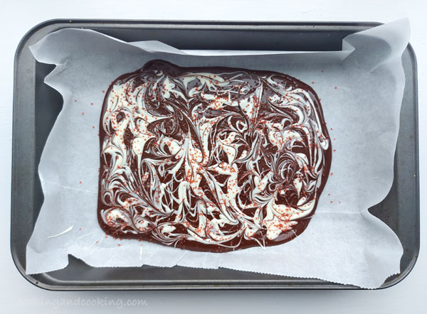 Swirled Chocolate Bark