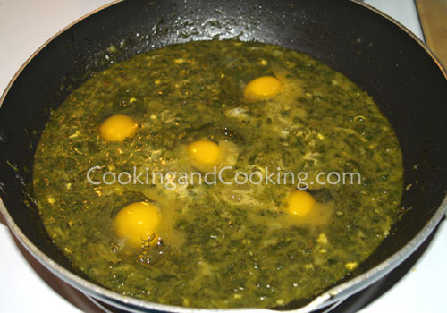 Torshi Tareh (Persian Sour Herb Stew with Eggs)