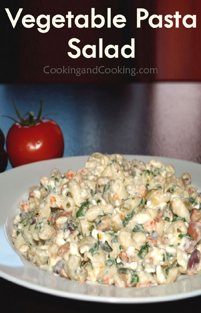 Vegetable Pasta Salad Vegetable Pasta Salad