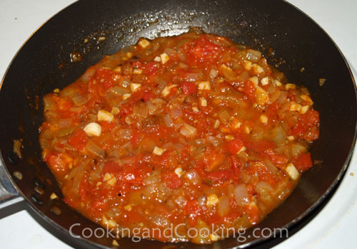 Vegetable Stuffed Eggplant