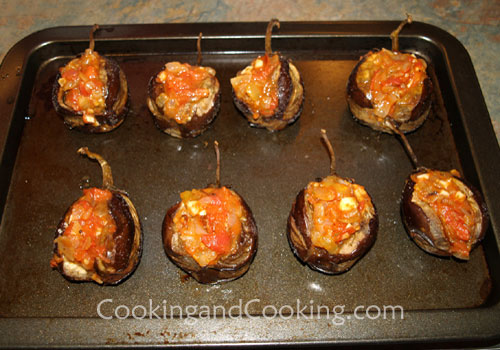 Vegetable Stuffed Eggplant