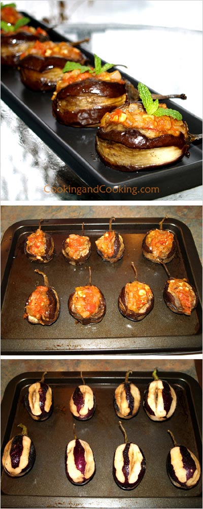 Vegetable Stuffed Eggplant