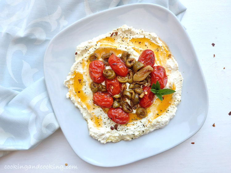 Whipped Feta with Roasted Tomatoes